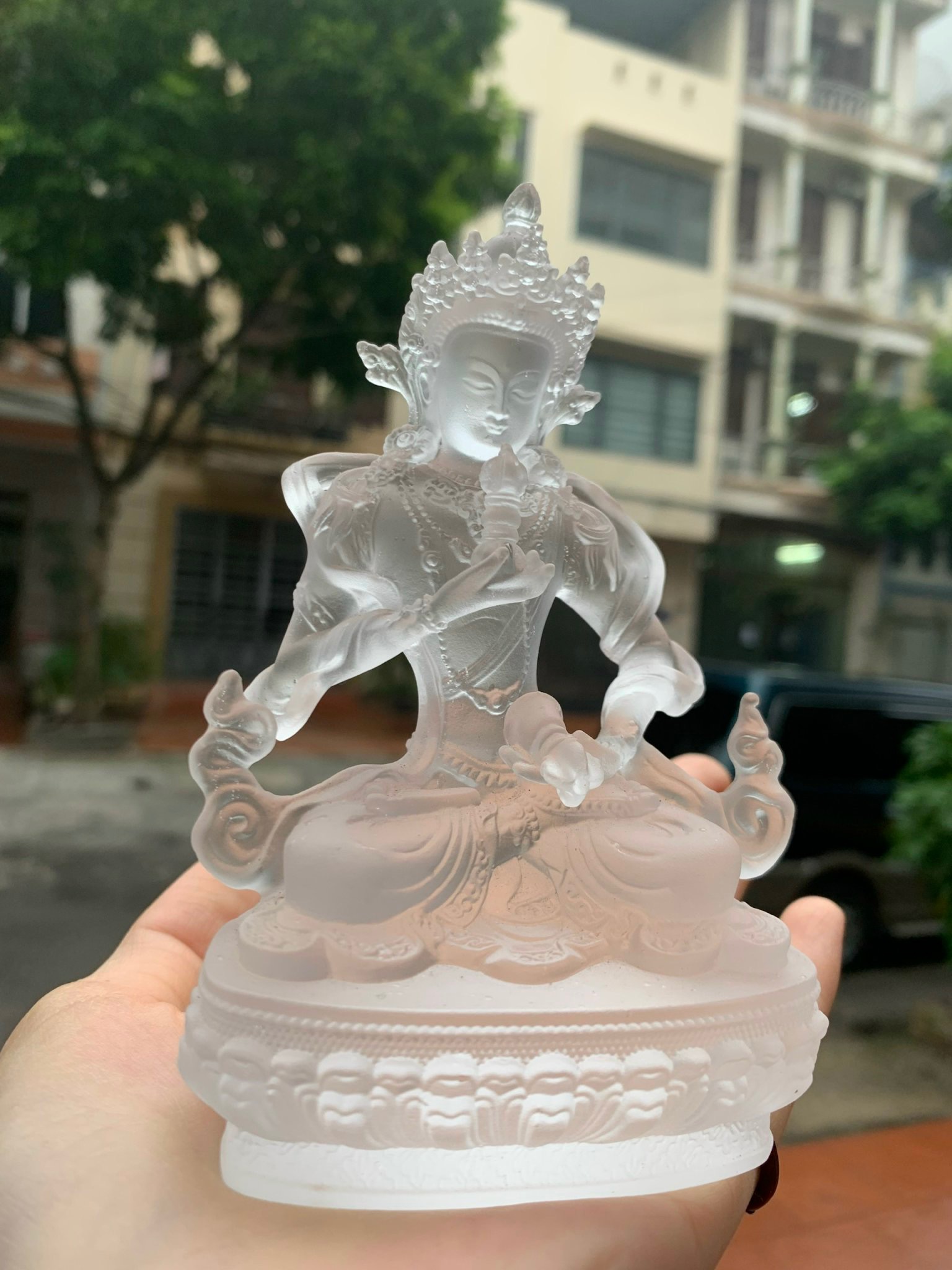 Tôn tượng Kim Cang Tát Đoả liuli 12 cm