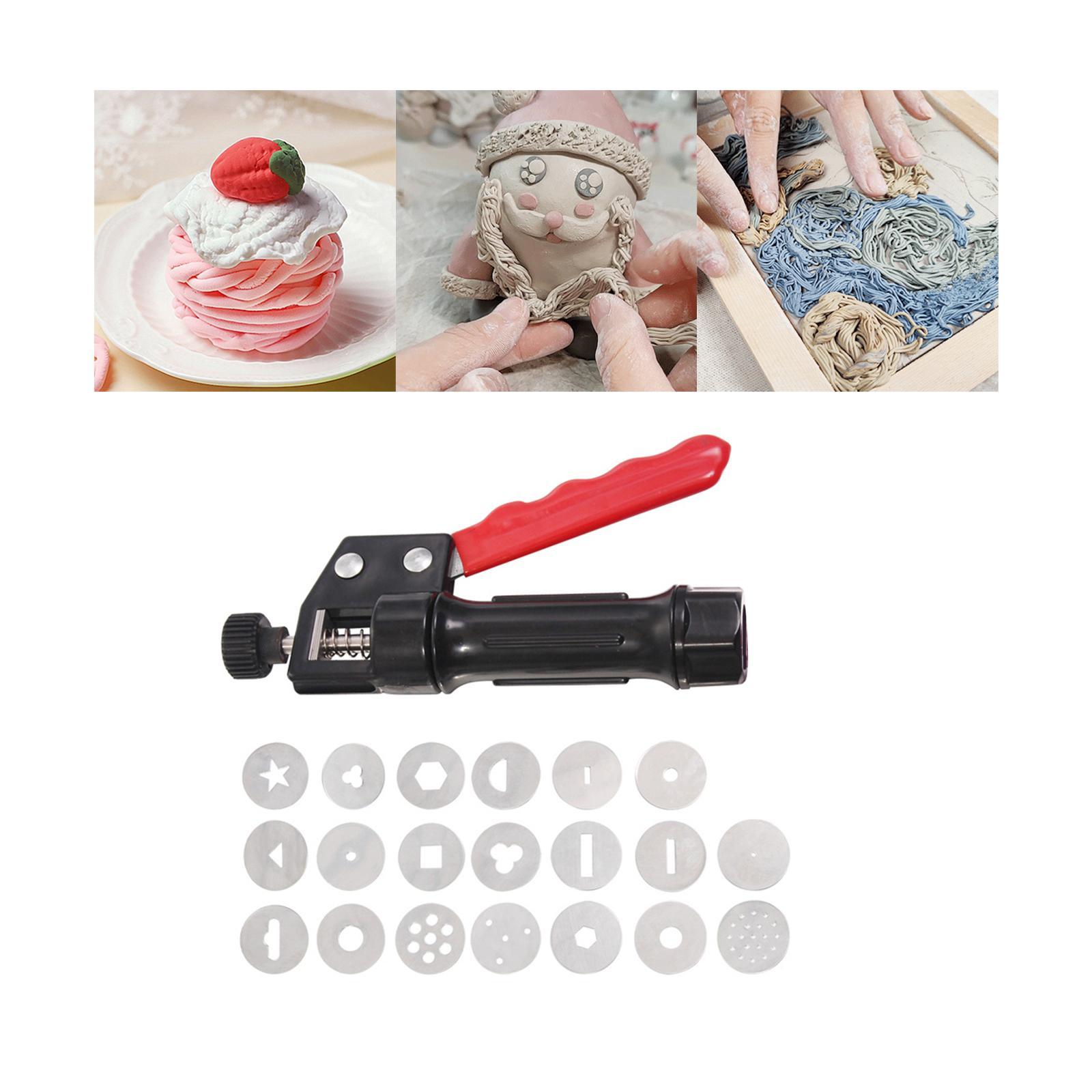 Soft Clay Extruder Sugar Paste Extruder for DIY Cake Decoration Ceramic Clay