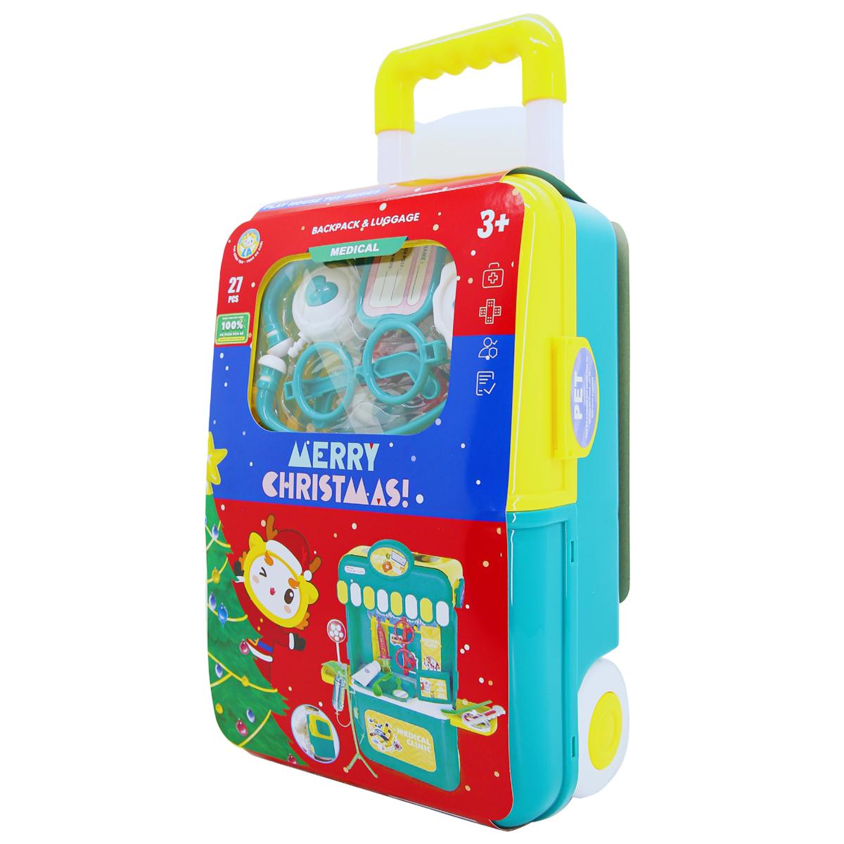 Đồ Chơi Vali Kéo Đựng Dụng Cụ Bác Sỹ Giáng Sinh - LAToys LA5568A-7GS