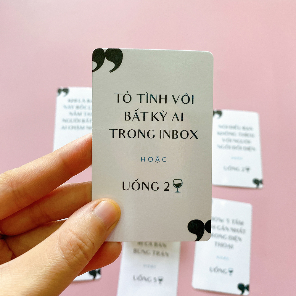 Bộ Bài Say Say Friend Zone 50 Lá Drinking Game Dành Cho Hội Bạn Thân Tụ Tập Tiệc Tùng Ăn Mừng Hot Trend 2022