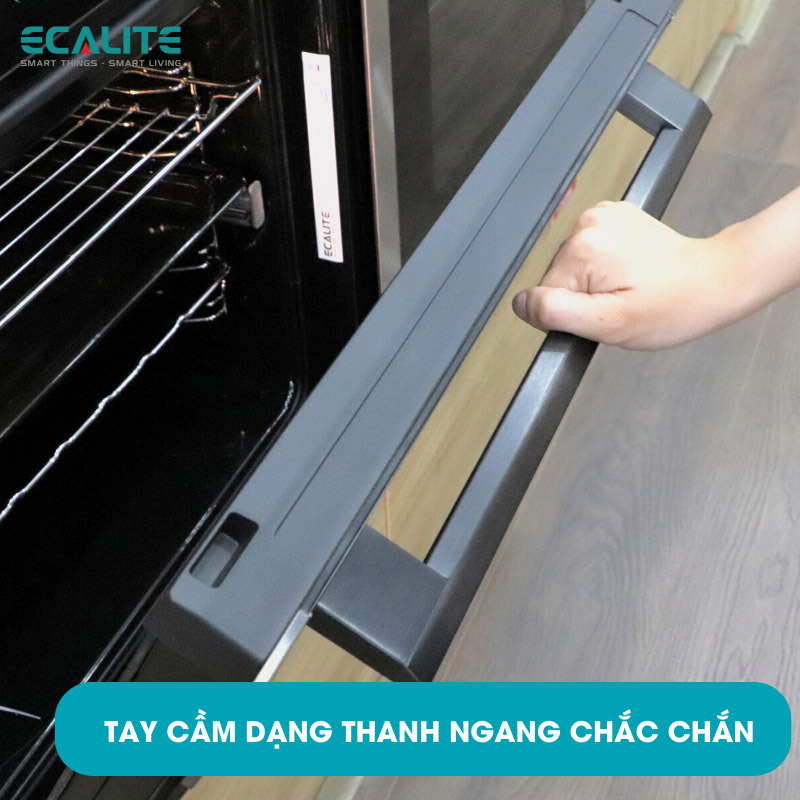 Lò Nướng Âm Tủ Ecalite EOV-JA7060BL - 70L - 9 Chức Năng Nướng - Điều Khiển Cảm Ứng - Hàng Chính Hãng