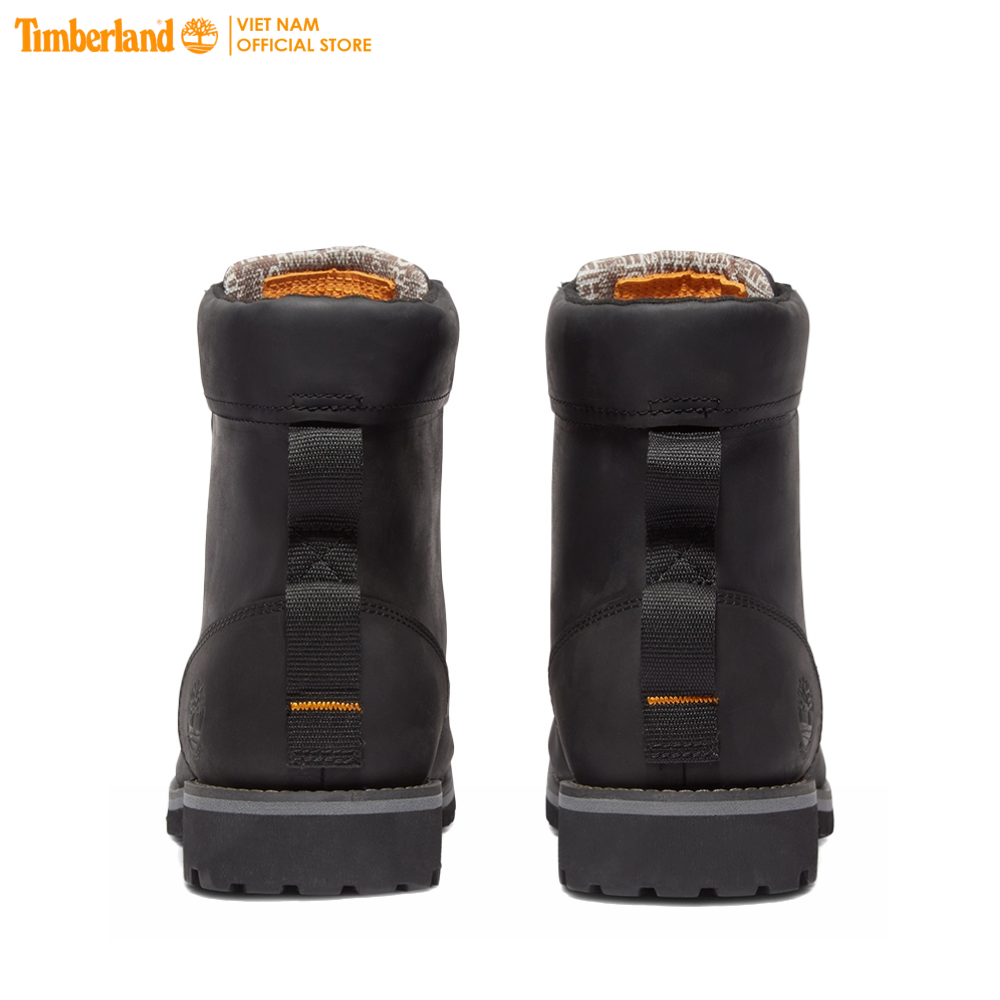 [Original] Timberland Giày Cổ Cao Nam Rugged Waterproof II 6 Inch Boot Black Full Grain TB0A2KTV04