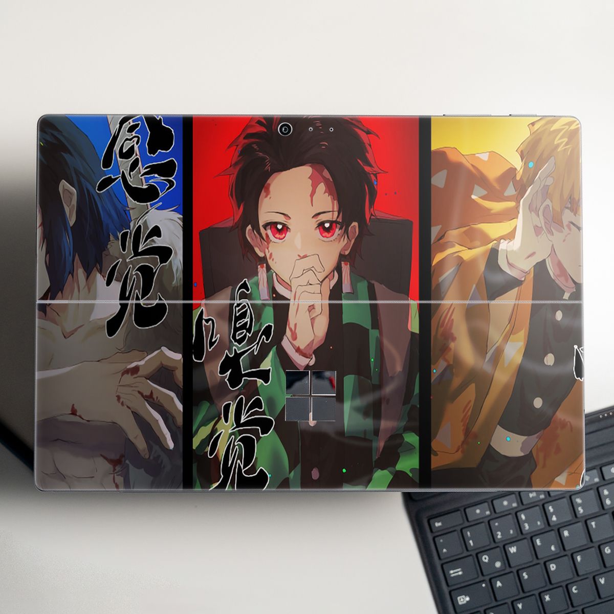 Skin dán hình Kimetsu No Yaiba x02 cho Surface Go, Pro 2, Pro 3, Pro 4, Pro 5, Pro 6, Pro 7, Pro X