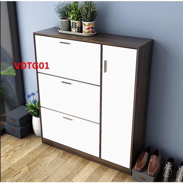 Tủ Giày Hiện Đại Nhiều Ngăn Để Giày, Tiết Kiệm Diện Tích VDTG01 - Nội thất lắp ráp Viendong Adv
