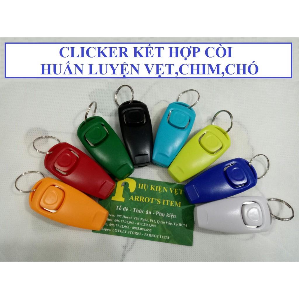 CLICKER KẾT HỢP CÒI DÙNG HUẤN LUYỆN CHIM,VẸT,CHÓ,MÈO