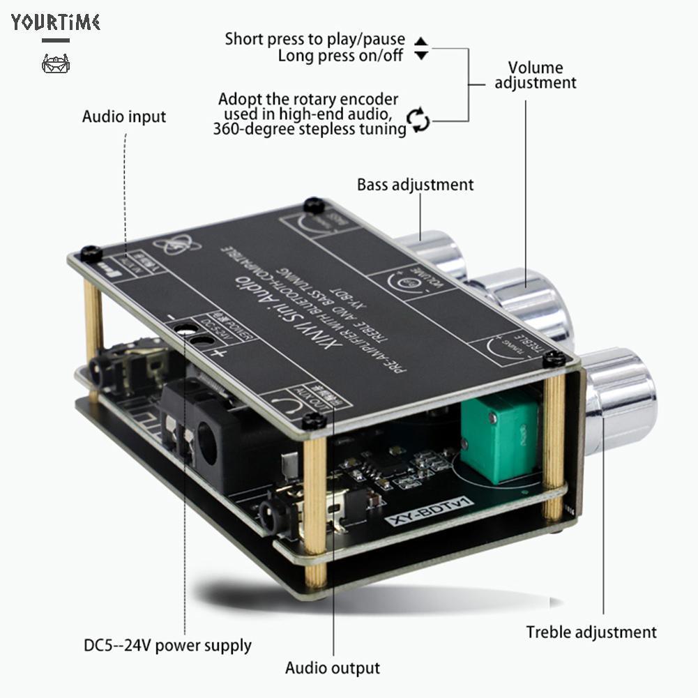 Bảng mạch khuếch đại âm thanh bluetooth XY-BDT APP