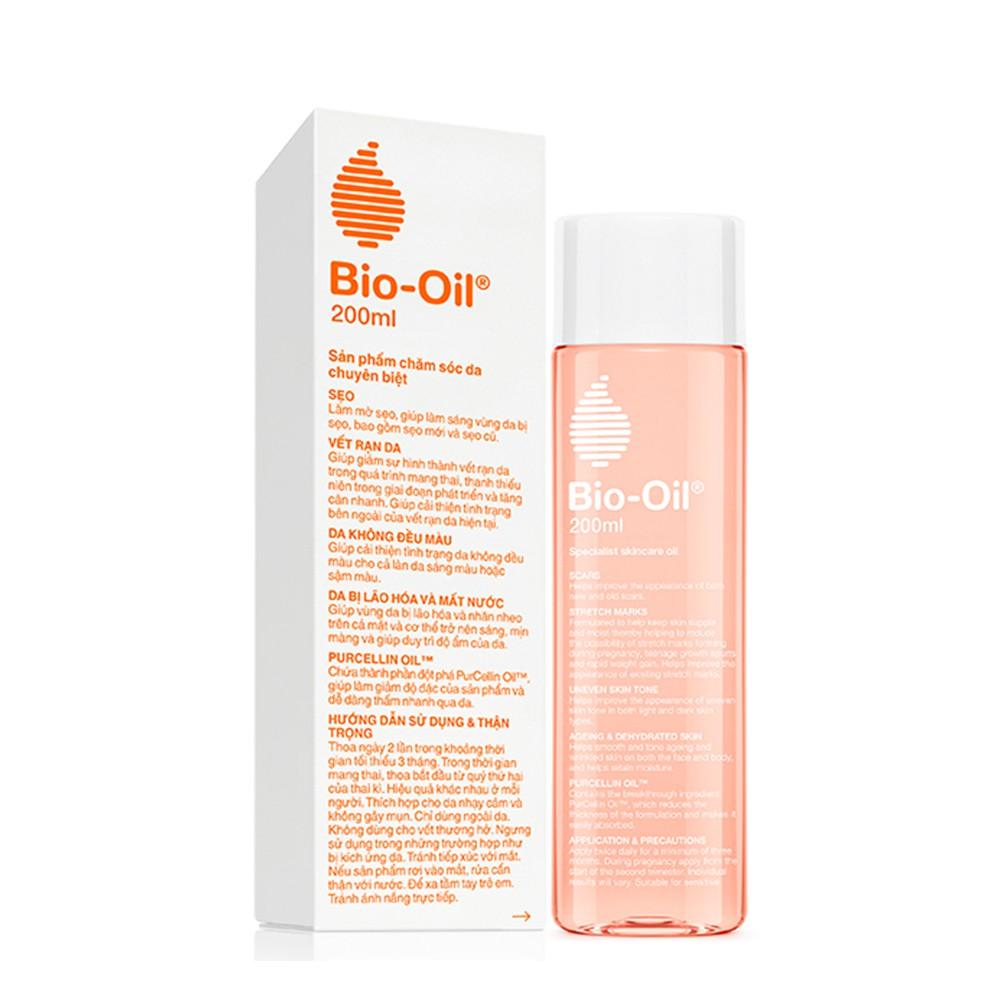 Dầu Dưỡng Bio-Oil Giảm Rạn Da Mờ Sẹo Specialist Skincare Oil 200ml