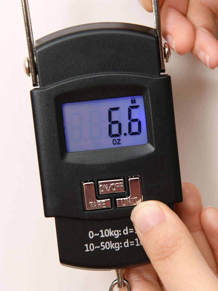 Cân điện tử nhà bếp dạng móc treo cao cấp tải trọng 50kg sai số 5g S50KGM