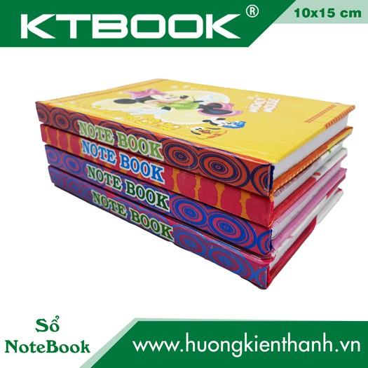 Sổ Bìa Cứng ghi chép NoteBook KTBOOK Khổ Nhỏ size 10 x 15 cm