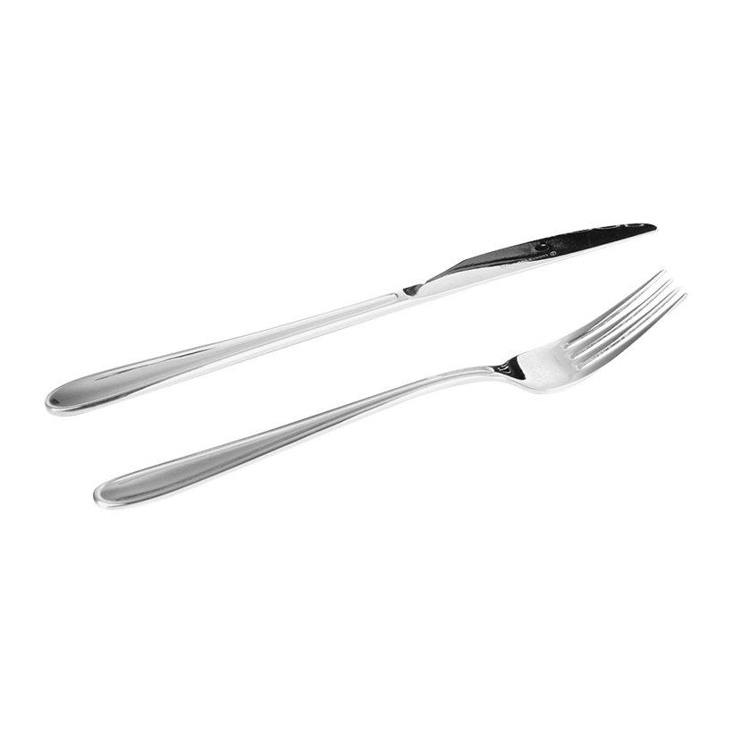 Bộ Dao và Nĩa ăn cao cấp inox sáng bóng của Nhật Bản - DN