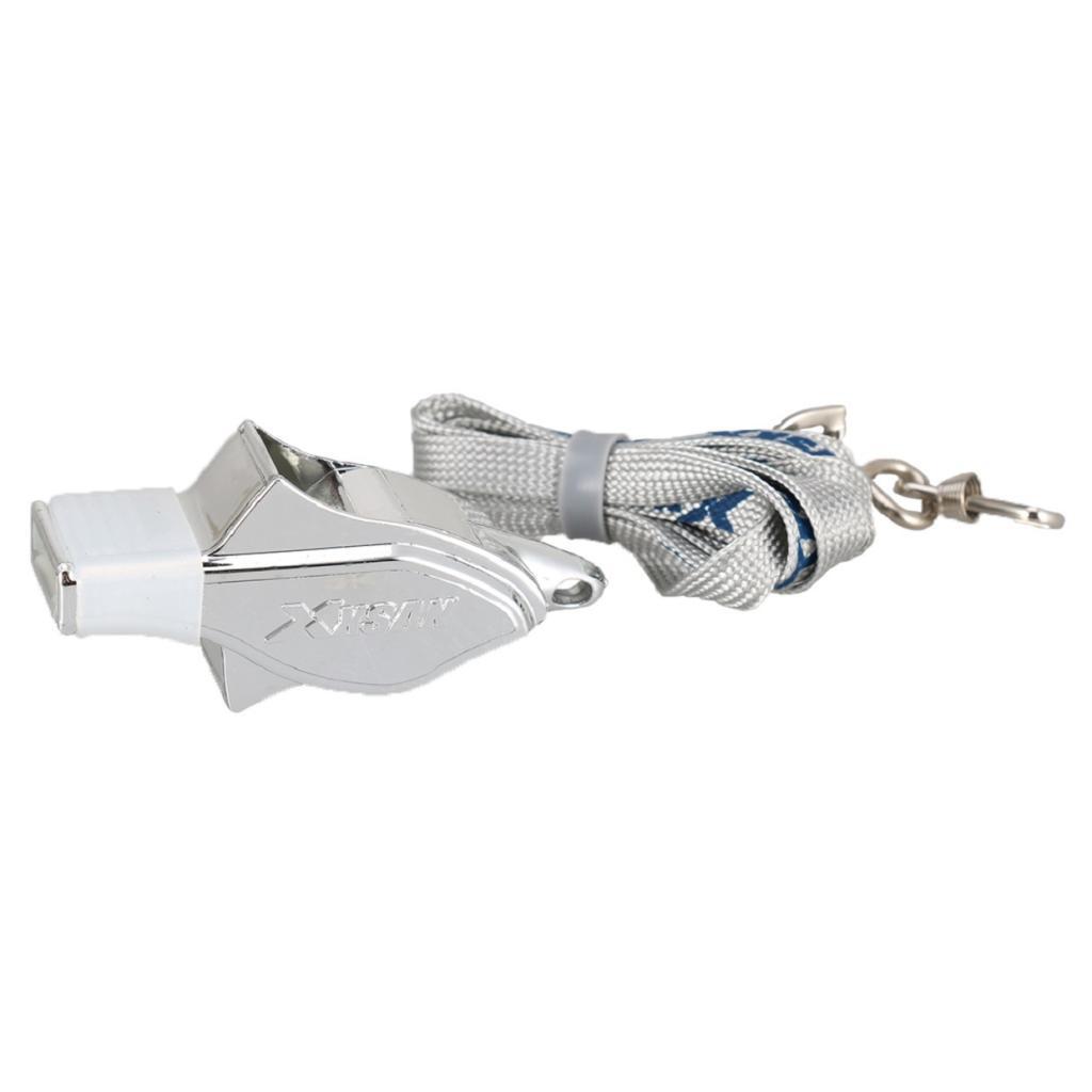 Survival Whistle Football Soccer Sports Referee Whistle & Lanyard
