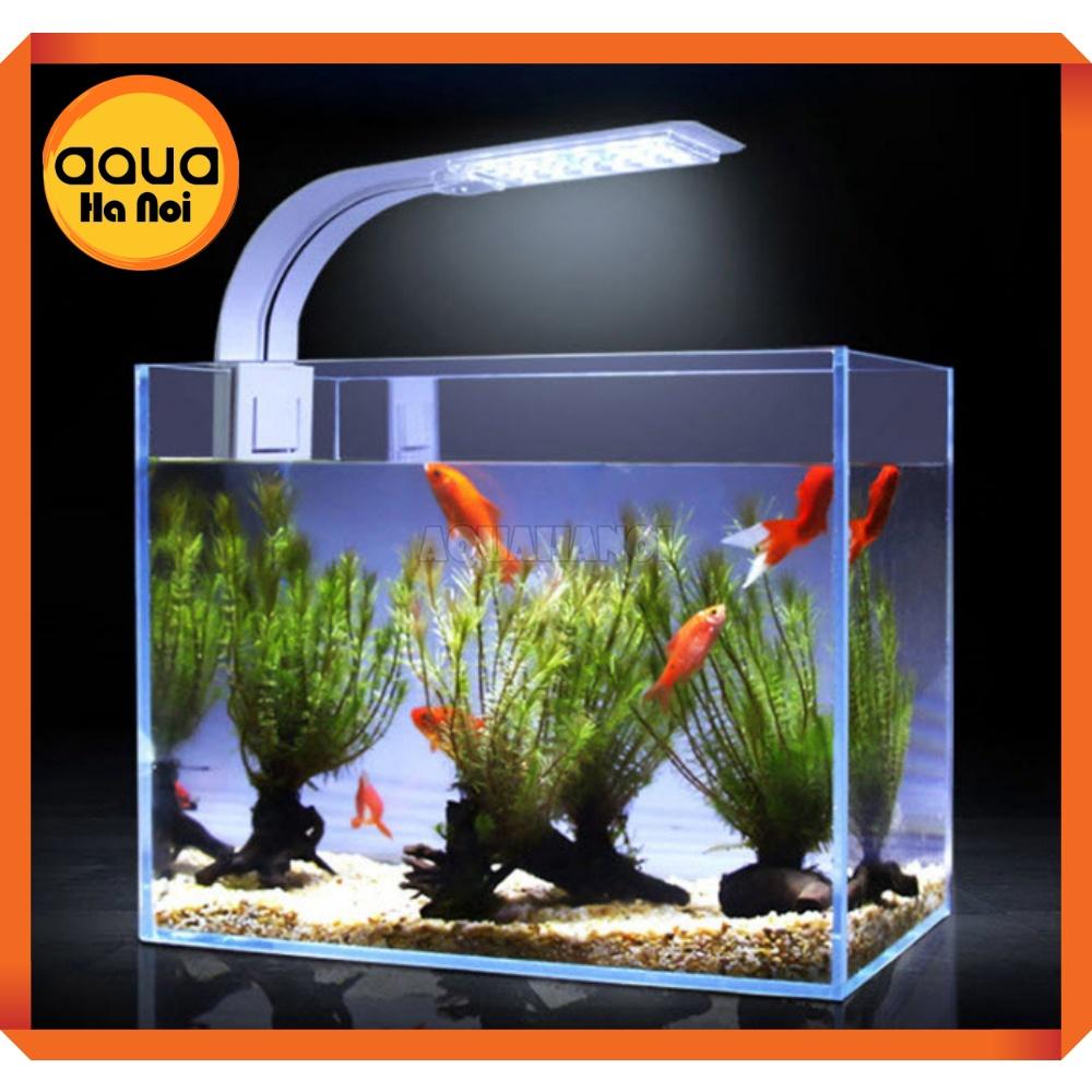Đèn kẹp LED siêu mỏng X5 cho hồ cá cảnh thủy sinh kích thước 30-40cm - Màu đen/Màu trắng