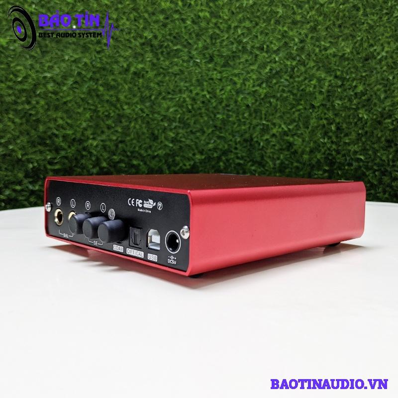 DAC giải mã âm thanh Topping E50 32bit-768khz/DSD512 Tặng dây Quang Liton USA giá 189k