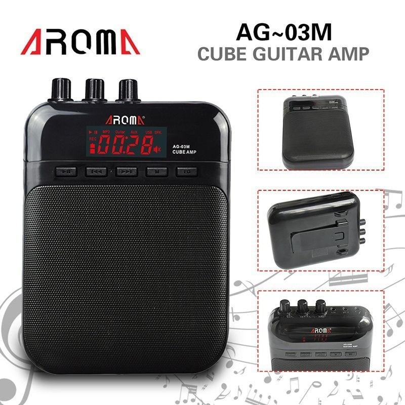 Ampli Guitar Cầm Tay Mini AROMA AG-03M nhỏ gọn