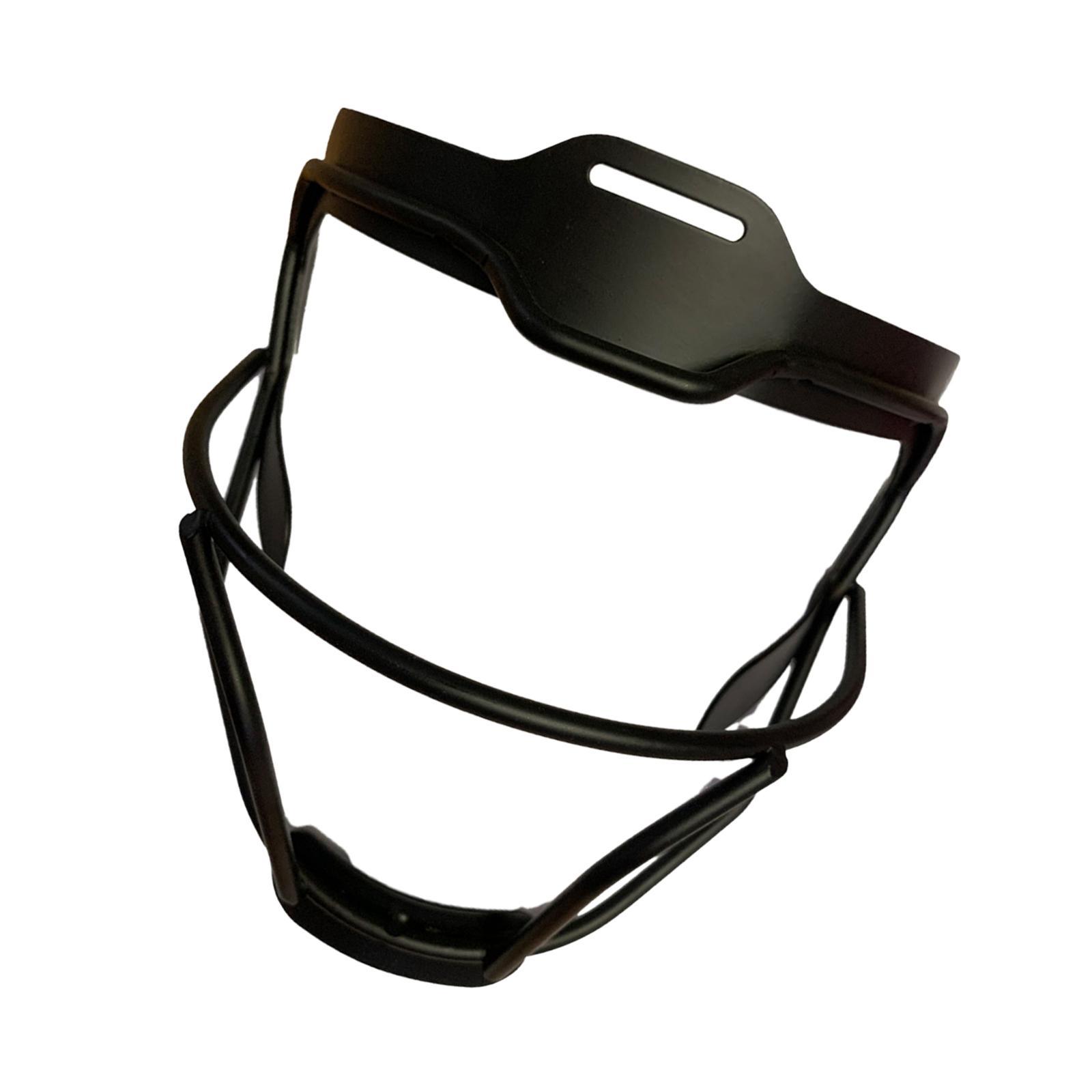 Softball Batting Mask Face Guards Metal Wire Protective Cover Wide Vision Safety