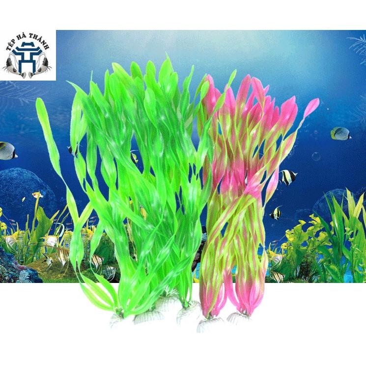 Cây Nhựa Lá Dài Trang Trí Bể Cá Cảnh