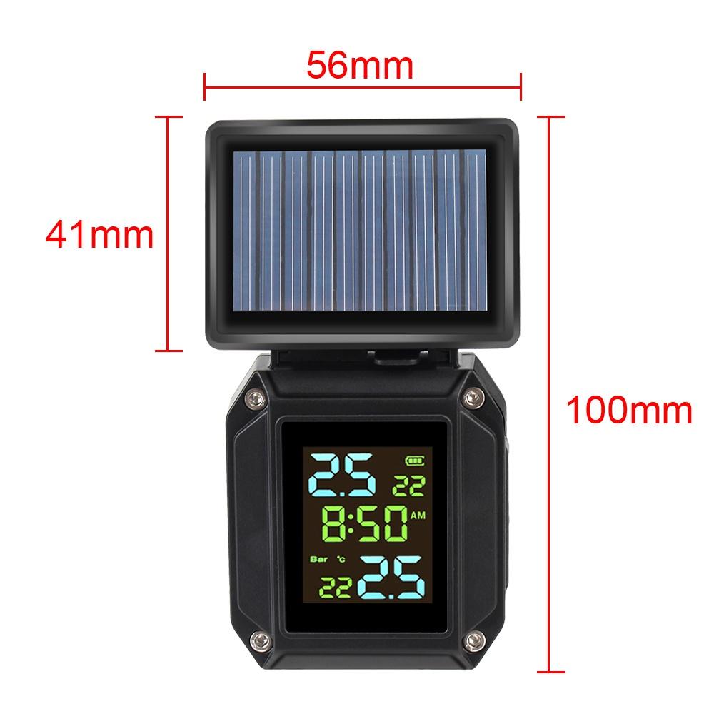 Hệ thống giám sát suất bánh xe 2 cảm biến không dây TPMS có màn hình LCD