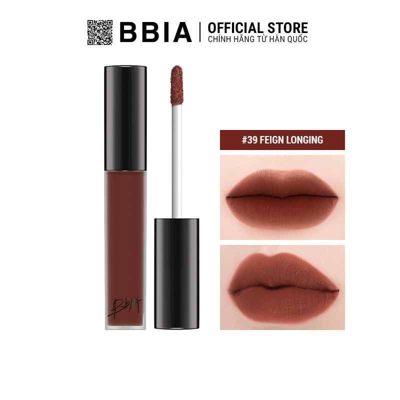 Son Kem Lì Bbia Last Velvet Lip Tint Version 8 - #39 Feign Longing 5g - Bbia Official Store