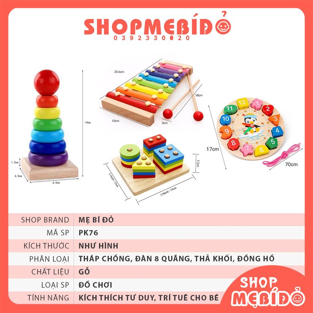 Đồ Chơi Gỗ Phát Triển Tư Duy Trí Tuệ Nhiều Màu Sắc PK76