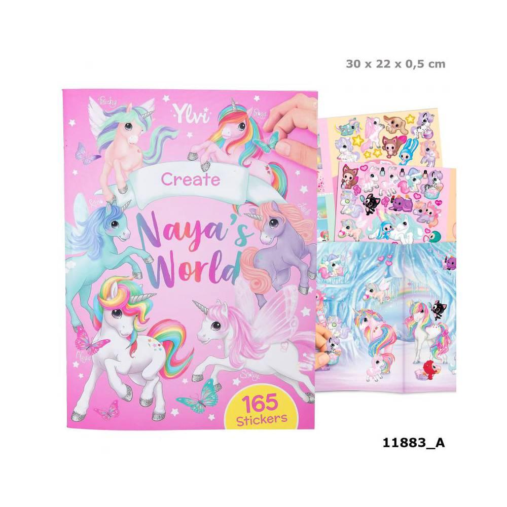 Sticker BST thiết kế thời trang Unicorn World TOPMODEL