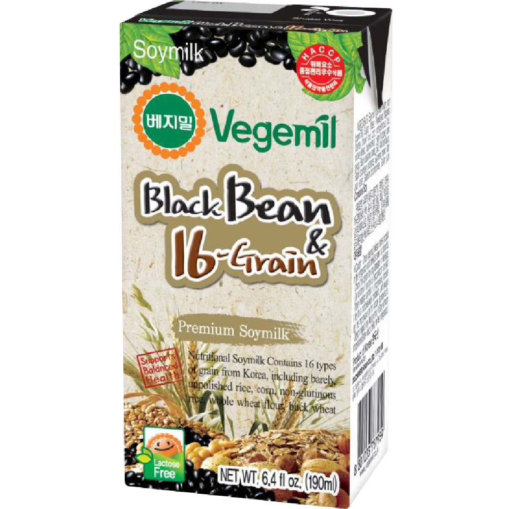 Thùng Sữa Hạt Vegemil 
Đậu Đen & 16 Loại Ngũ Cốc 190ml