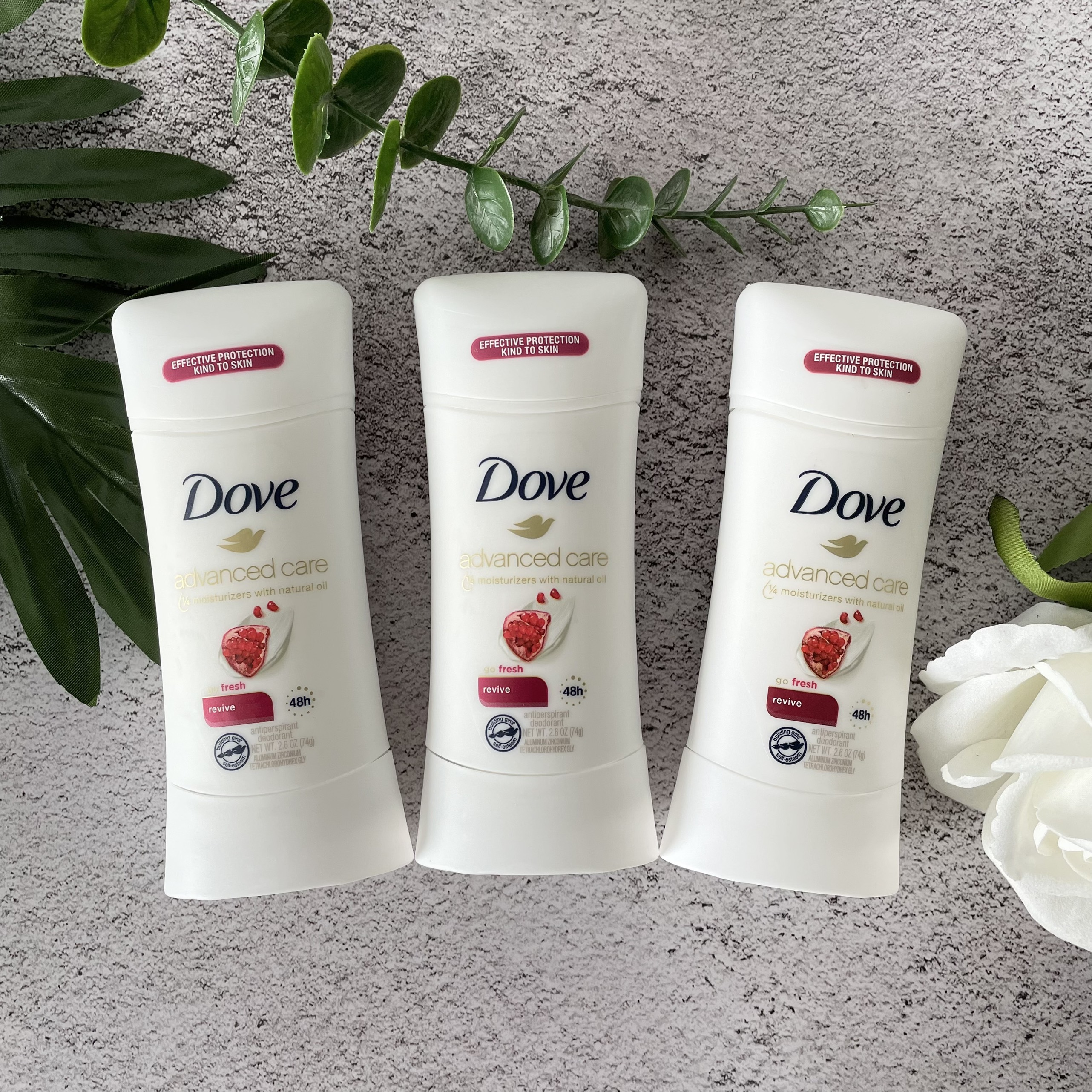 Lăn Khử Mùi Dove Advanced Care Go Fresh Revive 48h 74g Hàng Nhập Mỹ