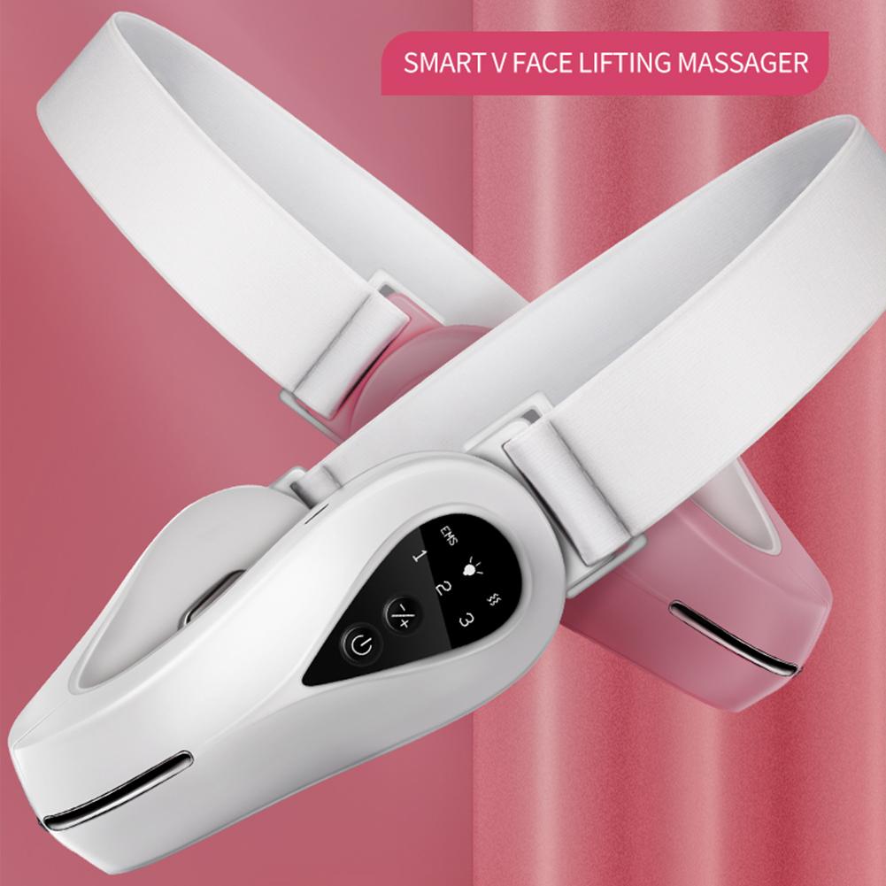 EMS Máy Mát Xa Da Mặt Nâng Cằm Dây LED Photon Trị Liệu Mặt Giảm Béo Rung Thiết Bị Tế Bào Chết Hàm Mặt Máy Nâng Trang Sức Giọt