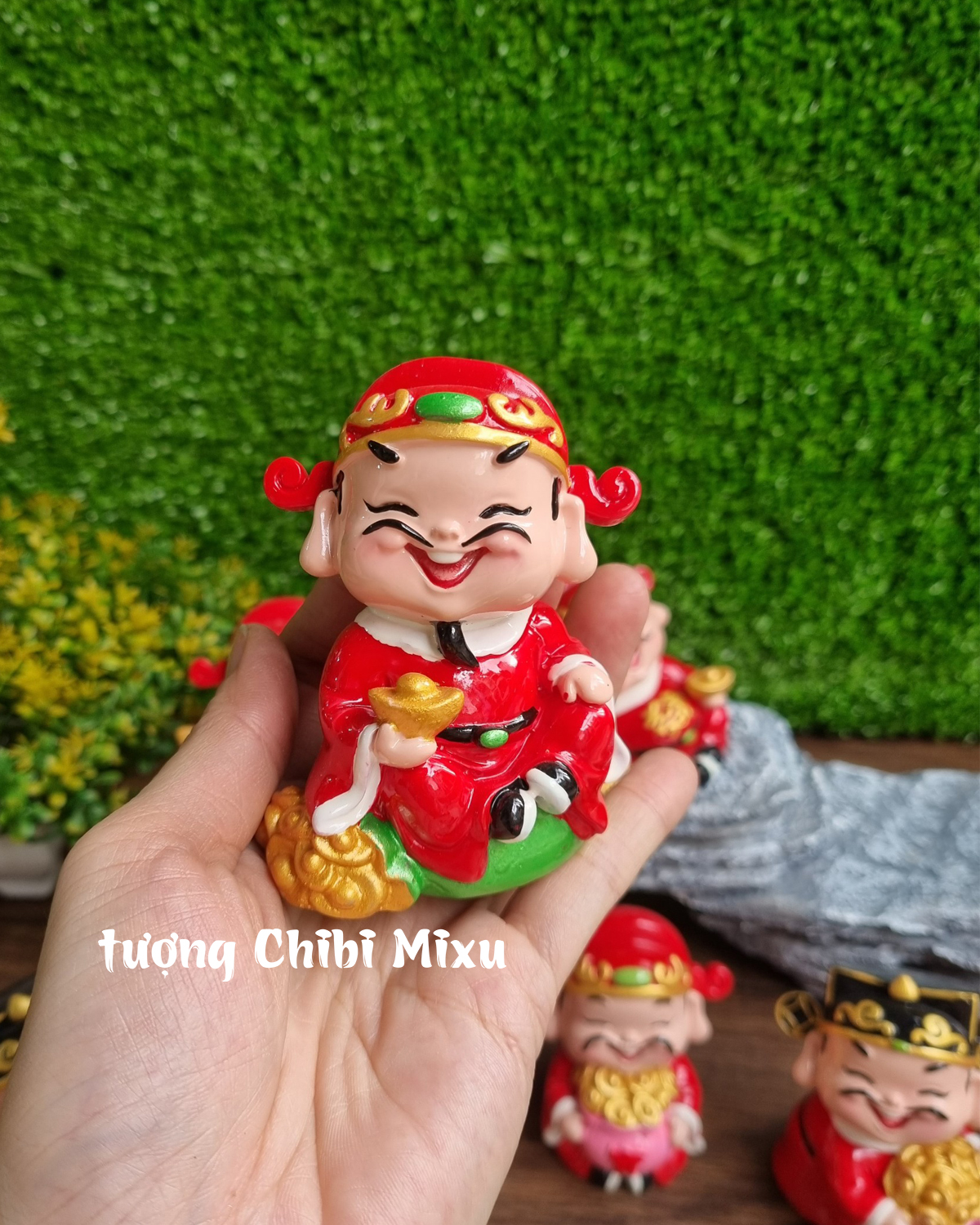Tượng Thần Tài 08 mẫu may mắn tài lộc Giàu có Quà tặng Đồ trang trí