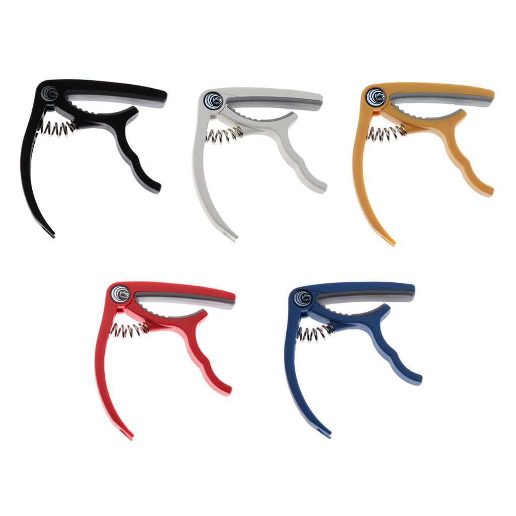 Ukulele Guitar Capo Tuner Quick Change Key Clamp Guitar Parts Yellow