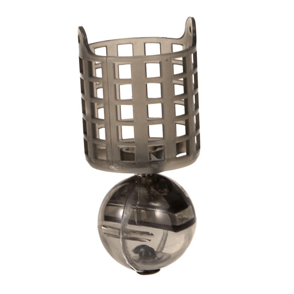 3 Pieces Fishing Bait Feeder Sinker Lure Holder Carp Bait Trap Cage L/M/S