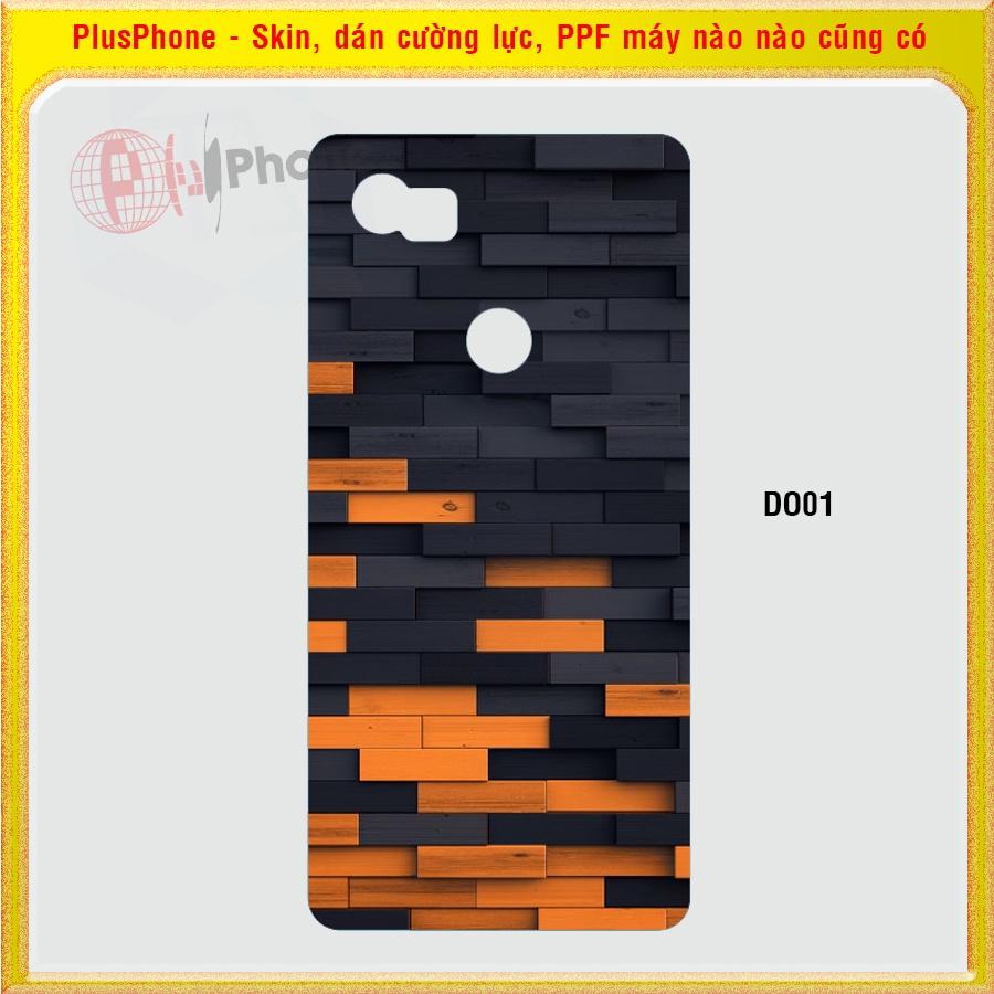 Dán Skin mặt sau cho Google Pixel, Pixel XL, Pixel 2, 2XL nhiều mẫu hot, độc lạ