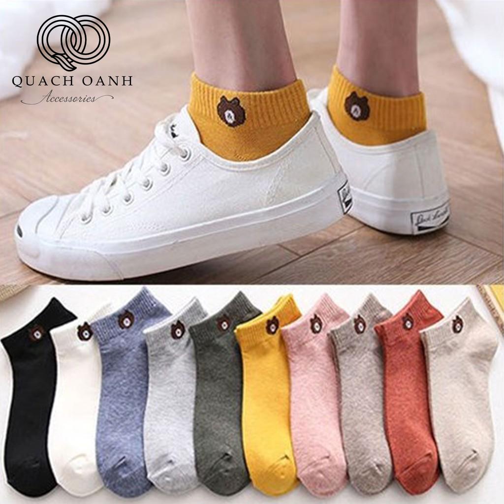 Combo 10 đôi tất gấu cổ ngắn