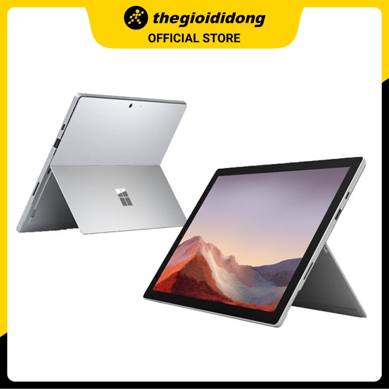 Laptop Surface Pro 7 i5 1035G4/8GB/256GB/12.3&quot;/Touch/Win10/(PUV-00001)/Bạc ko có bàn phím - Hàng chính hãng