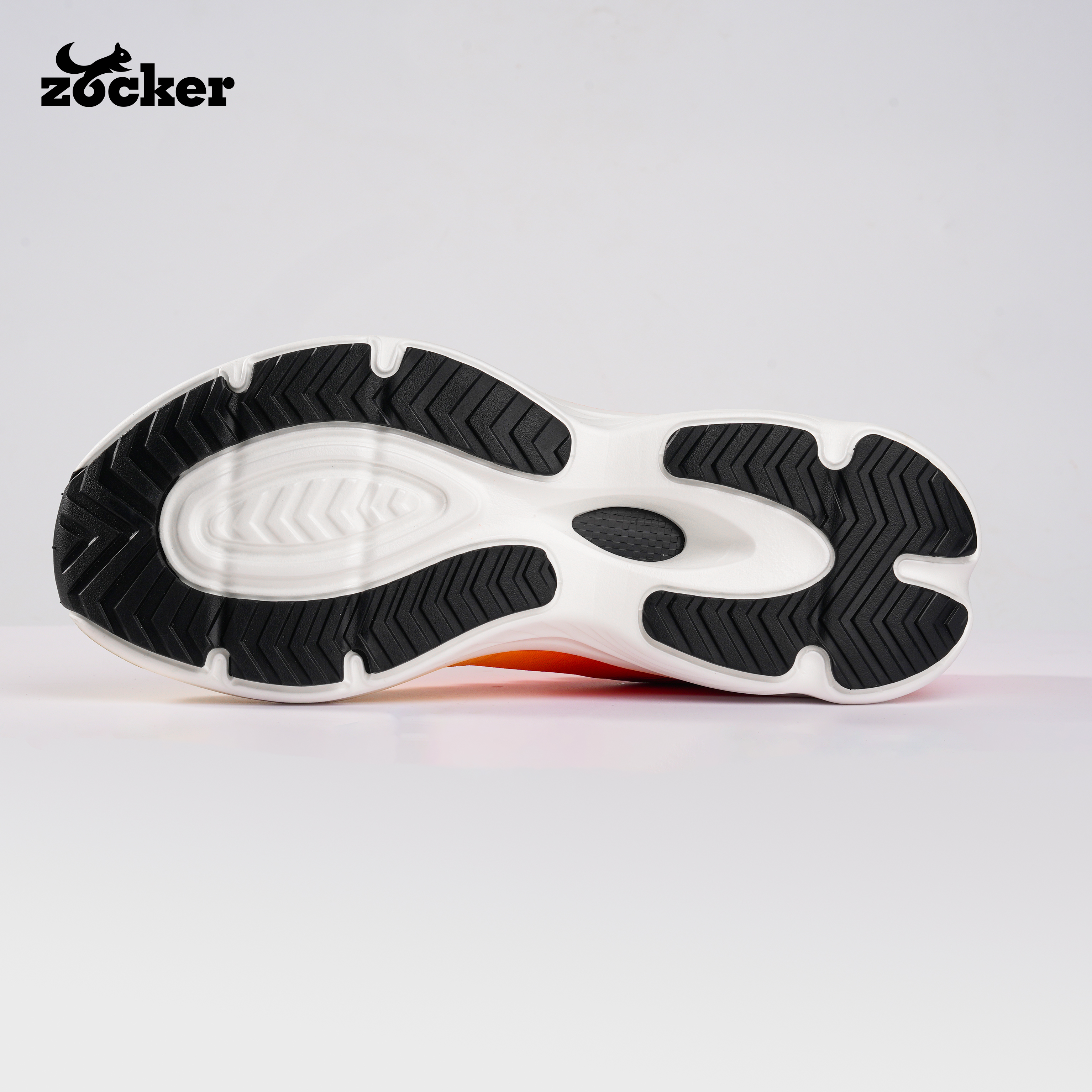 Giày chạy bộ Zocker ZCB ULTRA LIGHT Moon/black, Siêu Nhẹ, Siêu Bền, Siêu Nảy, Tặng Kèm Tất Dệt Kim Cao Cấp