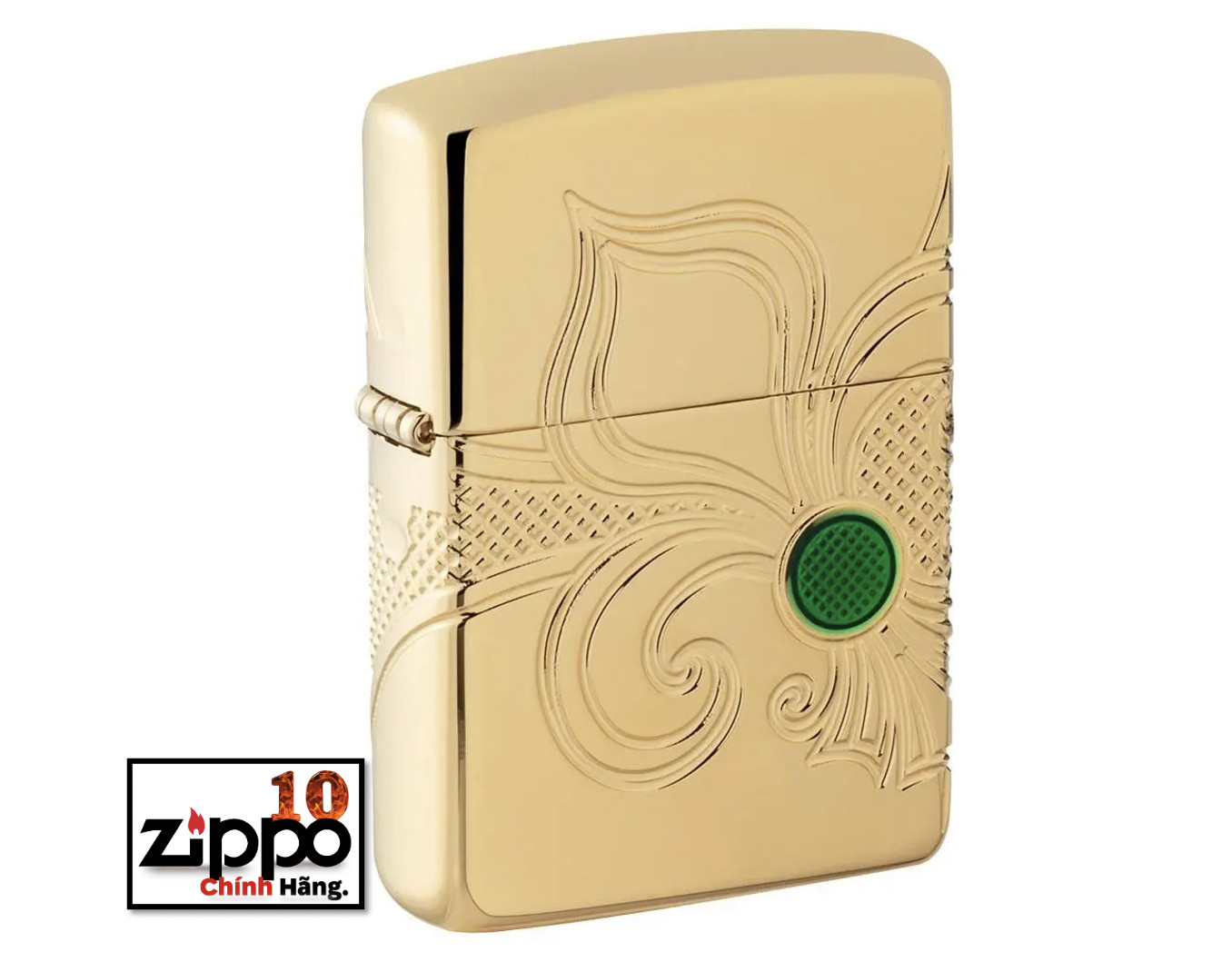 Bật lửa ZIPPO 49108 Armor Fleur-de-lis Design - Chính hãng 100%