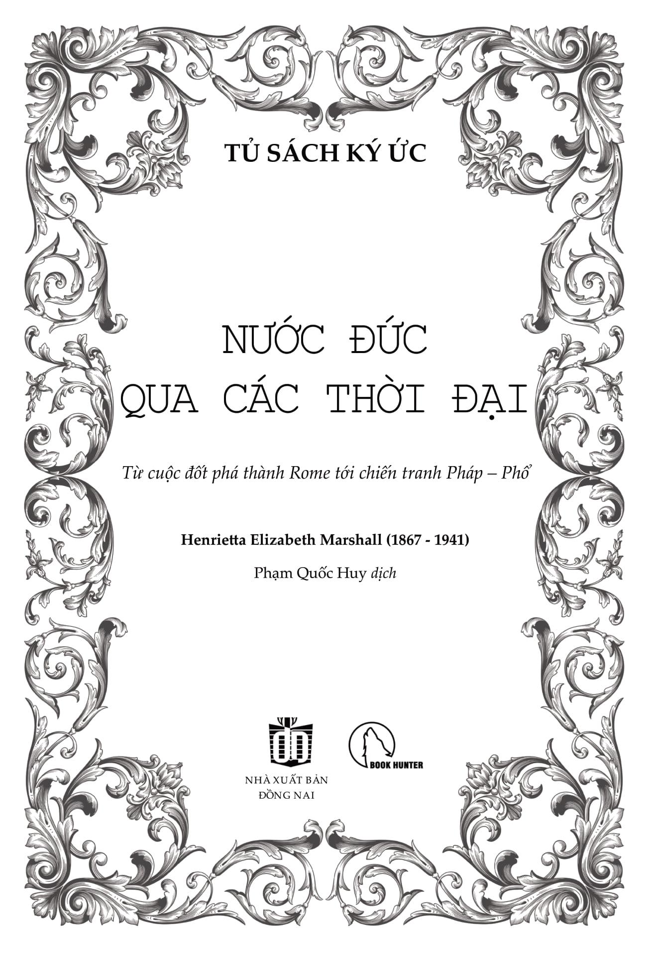 Sách - Nước Đức Qua Các Thời Đại - Bìa Cứng