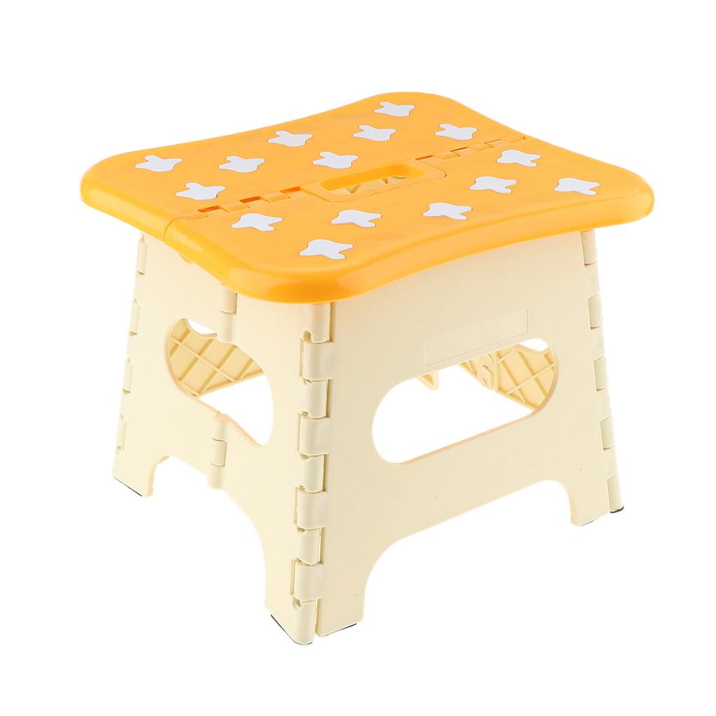 Folding Portable Step Stool for Kids, Toddlers and Adults Home Green Size S