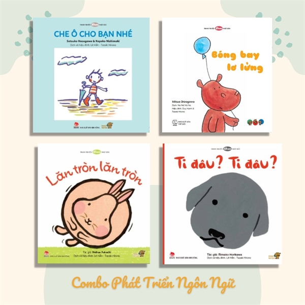 Combo Ehon phát triển ngôn ngữ cho bé từ 0-6 tuổi