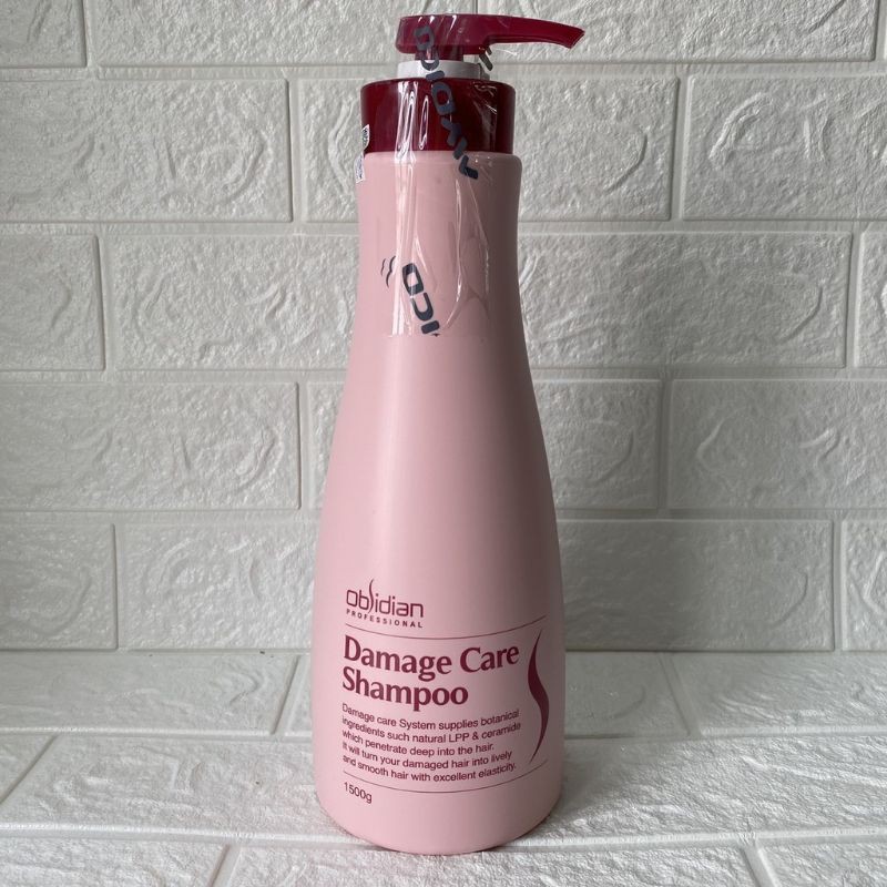 Dầu gội tái tạo tóc Obsidian Damage Care Shampoo 1500ml