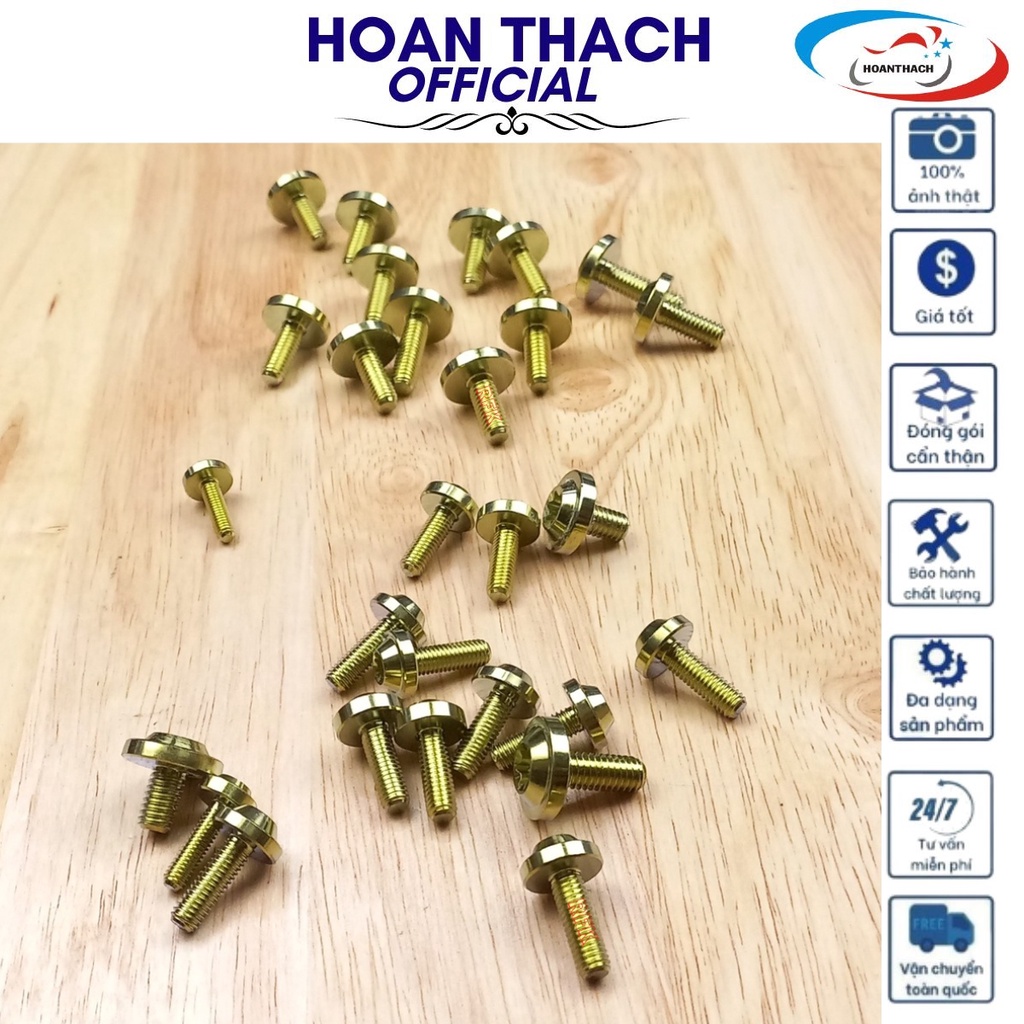 Bộ Ốc Áo Titan Vàng dùng cho máy Winner X ( 28 con ) HOANTHACH SP017484