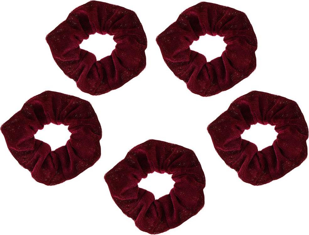 5 Pieces Velvet Hair Scrunchies Elastic Hair Band Soft Bobble Hair Ties