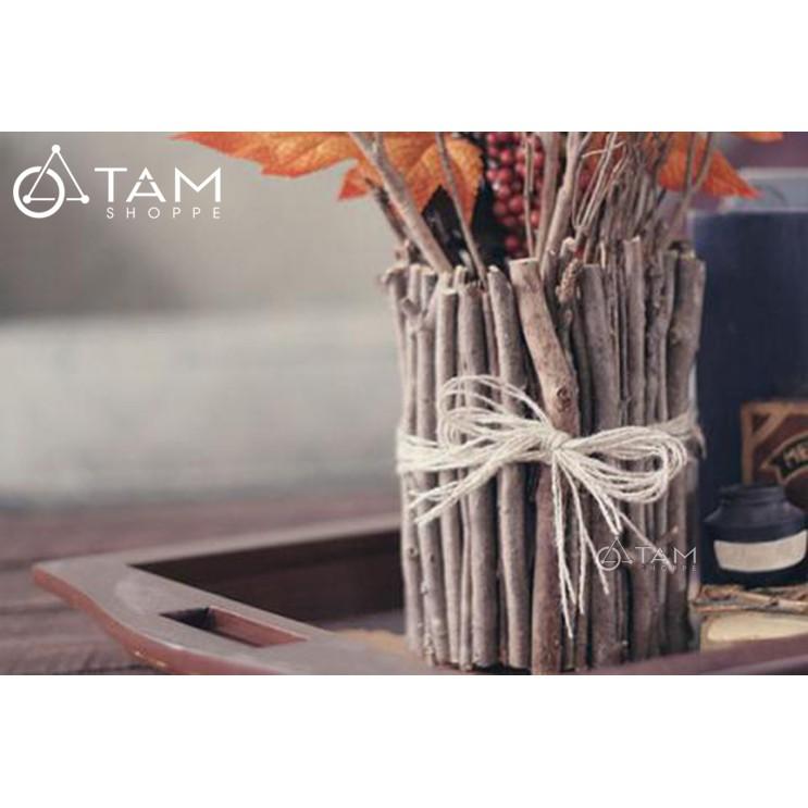 Bó 5 cành cây củi khô tự nhiên 40cm trang trí Vintage số 01