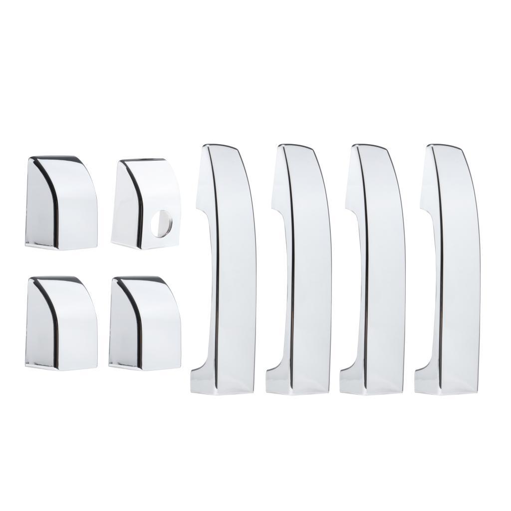 8x Auto Front Driver Side Door Handle Cover Trim Kit for Range Rover L322 02-12