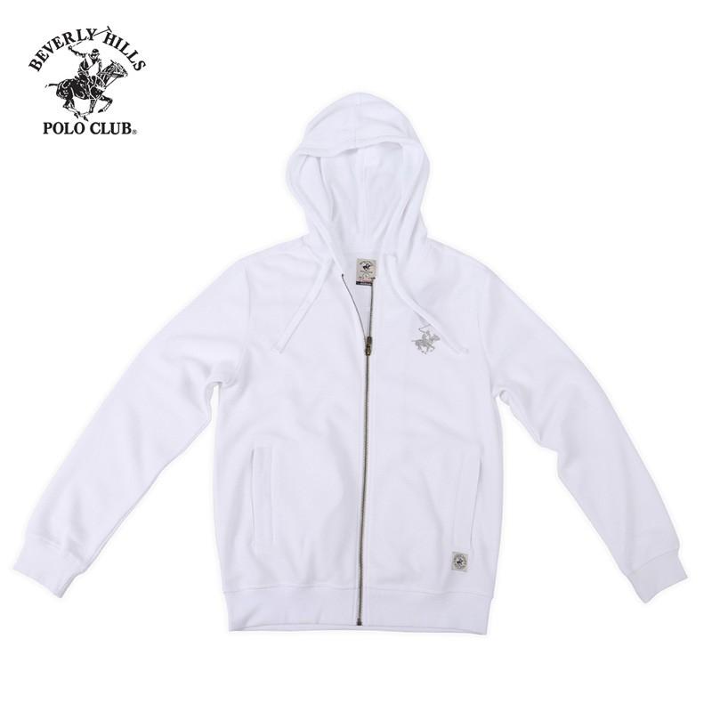 Áo Hoodie có mũ Nam Beverly Hills Polo Club Regularfit Cotton Trắng HMRLS20V141