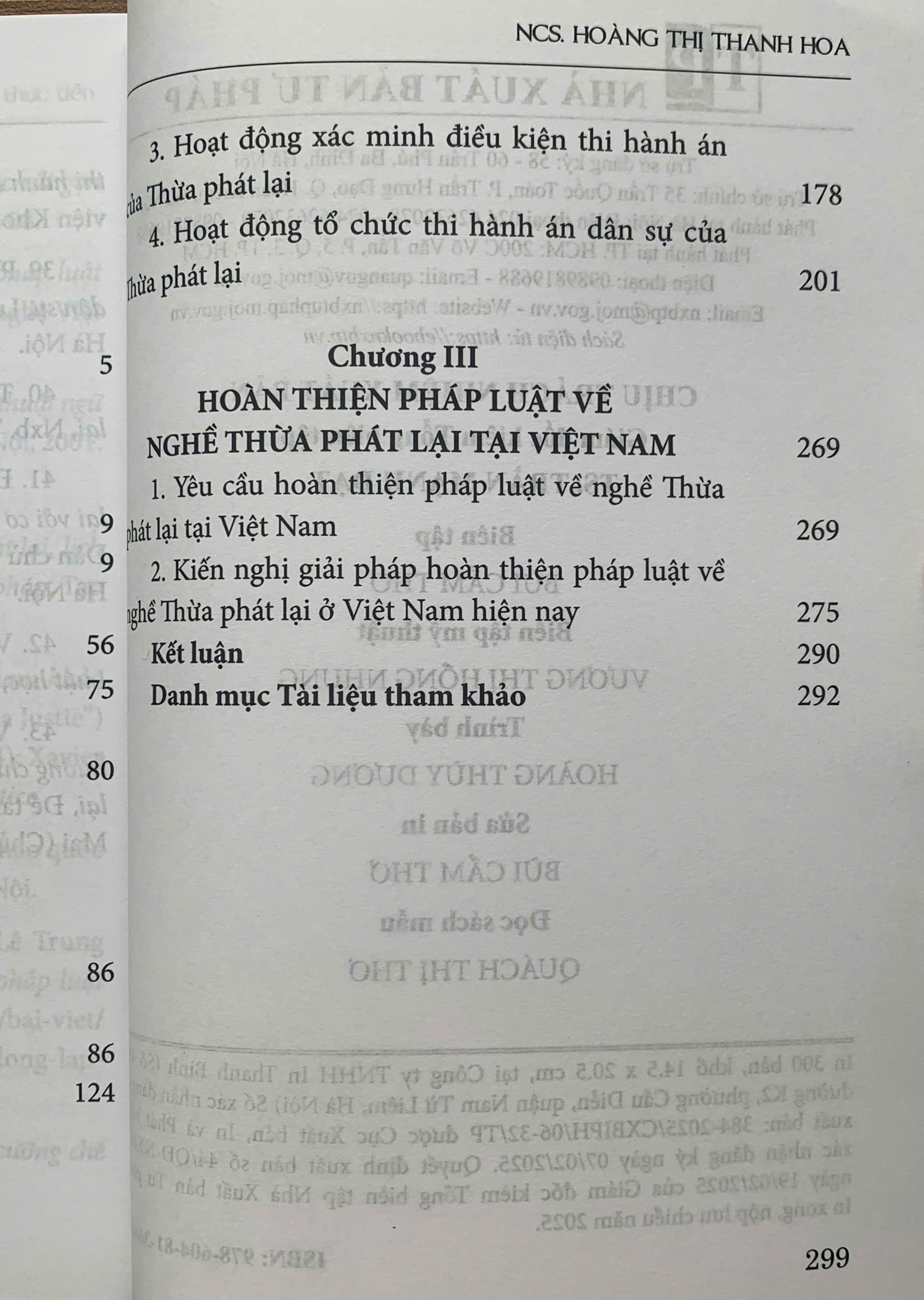 Nghề Thừa phát lại tại Việt Nam – Một số vấn đề pháp lý và thực tiễn (Tái bản lần thứ nhất)