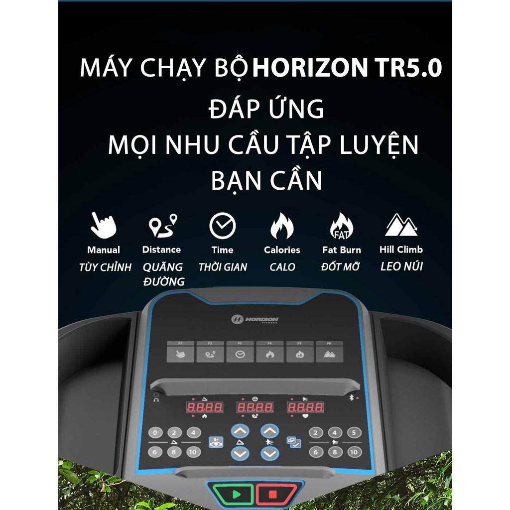 Máy Chạy Bộ Thông Minh Mỹ Horizon TR5.0