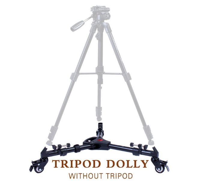 Dolly Tripod bánh xe trượt chân máy Yunteng 900