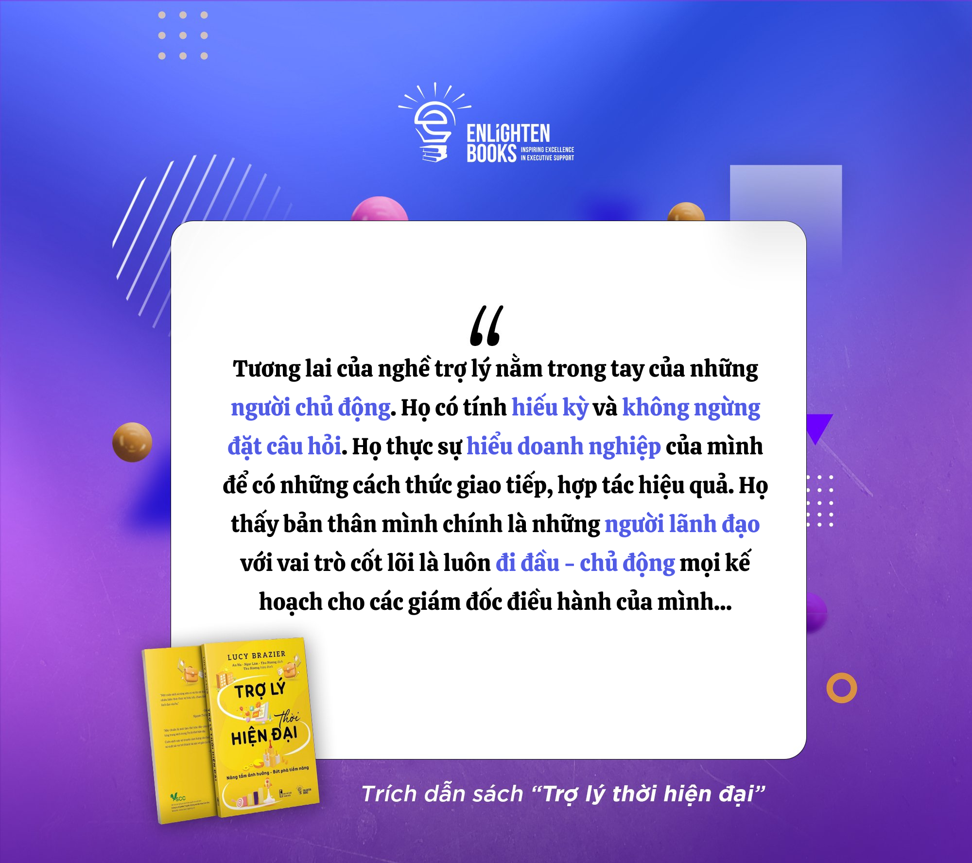 Sách TRỢ LÝ THỜI HIỆN ĐẠI - BÍ QUYẾT THÀNH CÔNG CHO NGƯỜI LÀM TRỢ LÝ &amp; CHUYÊN VIÊN HÀNH CHÍNH THỜI 4.0