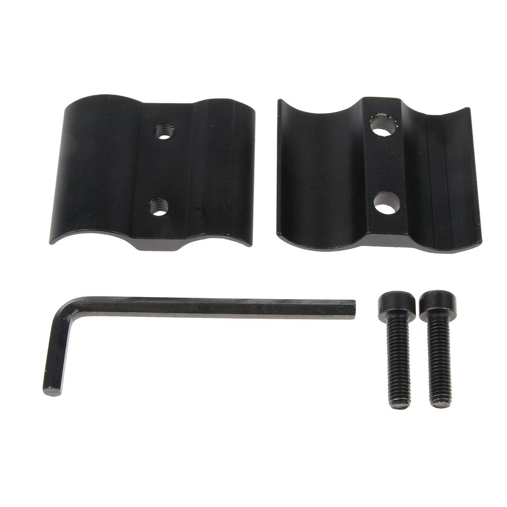 Ring Scope Telescope Clamp Mount Holder Flashlight Torch Metal Clip