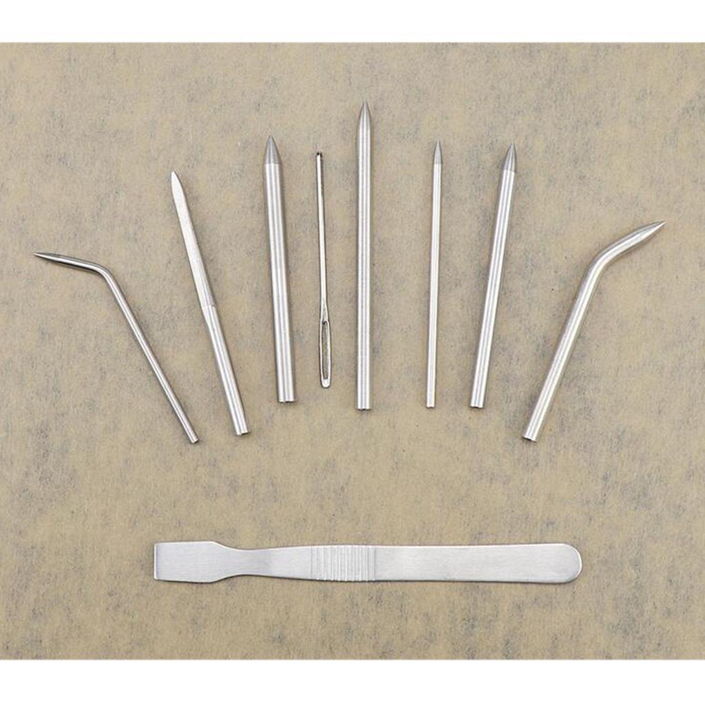 9x   Stitching Set   Lacing  &Smoothing Tool for Weaving